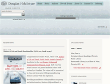 Tablet Screenshot of douglas-mcintyre.com